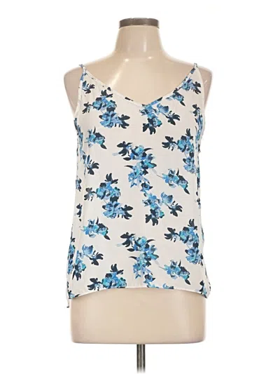 Pre-owned Paper Crane Sleeveless Top Blue Sweetheart Neckline Tops