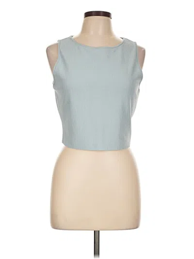 Pre-owned Paper Crane Sleeveless T-shirt In Blue