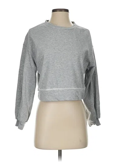 Pre-owned Paper Crane Sweatshirt In Gray