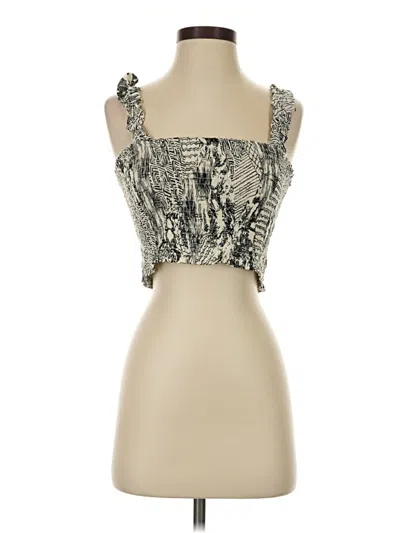 Pre-owned Paper Crane Tube Top Ivory Strapless Neckline Tops