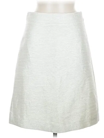Pre-owned Paper Crown Formal Skirt In Silver