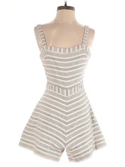 Pre-owned Paper Crown Romper In Brown