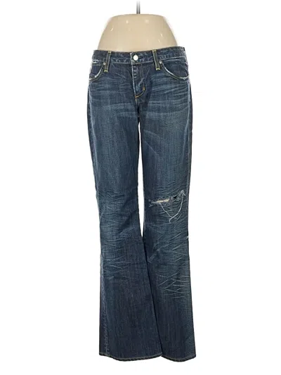 Pre-owned Paper Denim & Cloth Jeans In Blue