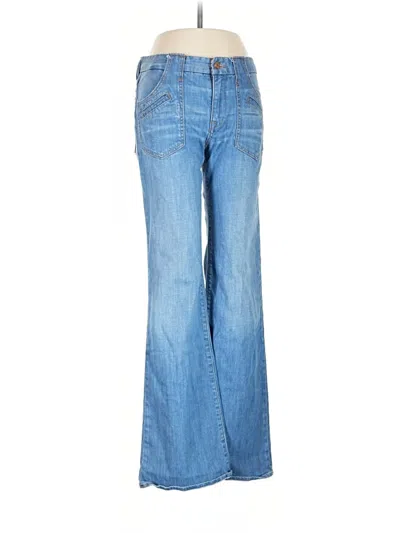 Pre-owned Paper Denim & Cloth Jeans In Blue