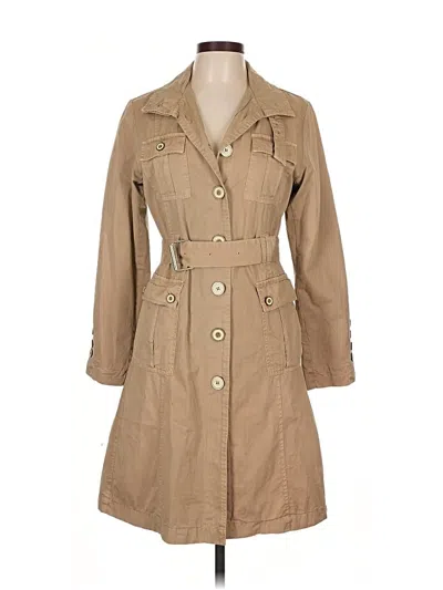 Pre-owned Paper Denim & Cloth Trenchcoat In Brown