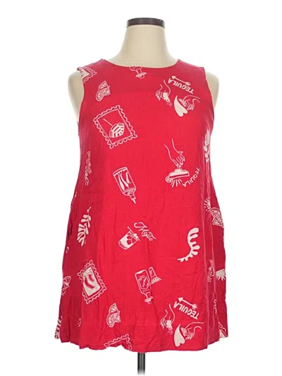 Pre-owned Paper Heart Casual Dress In Red