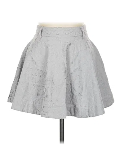 Pre-owned Paper Heart Formal Skirt In Silver