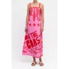 Paper Heart On The Coast Maxi Dress In Pink