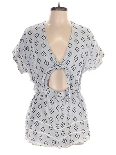 Pre-owned Paper Heart Romper In Gray