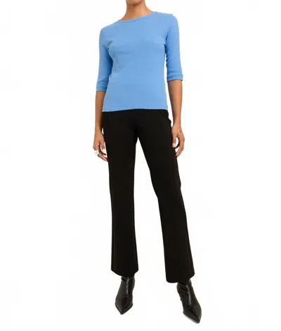 Paper Label Akari Crewneck Top In Blue