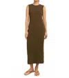 Paper Label Camilla Maxi Dress In Dark Olive In Green
