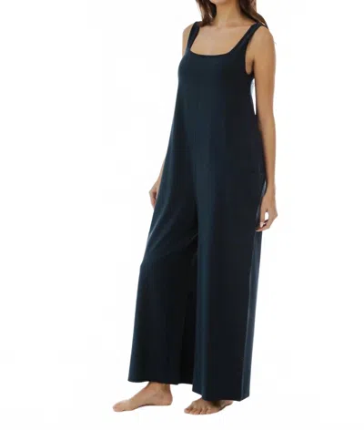 Paper Label Chloe Jumpsuit In Midnight Blue In Black