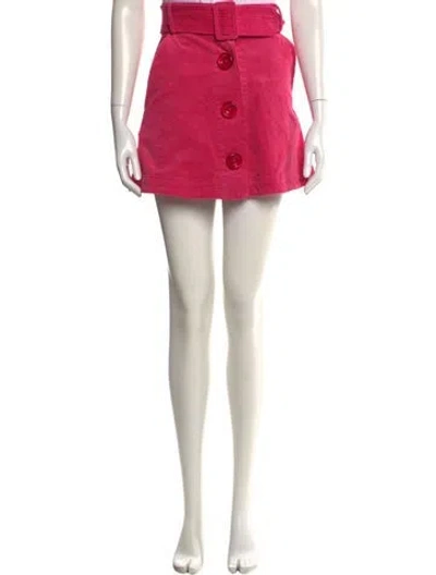 Pre-owned Paper London Mini Skirt In Pink