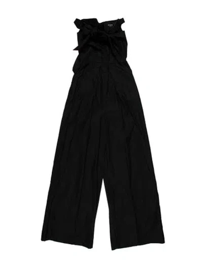 Pre-owned Paper London V-neck Jumpsuit In Black