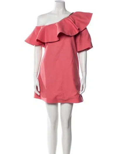 Pre-owned Paper London Wool Mini Dress In Pink