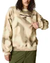 Paper Planes Airbrushed Camo Crewneck Sweater In Neutral