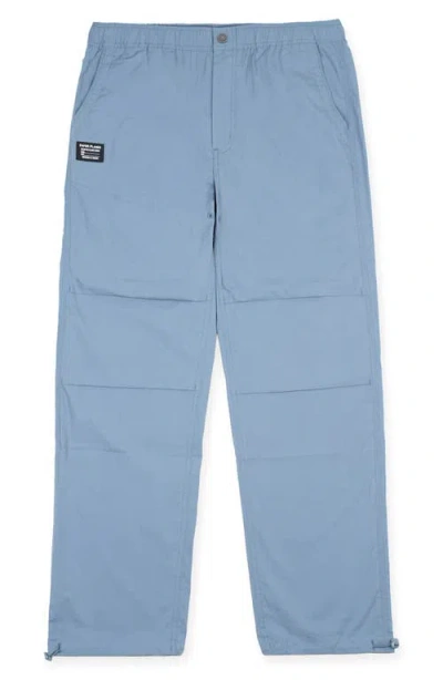 Paper Planes Cotton Blend Utility Pants In Blue