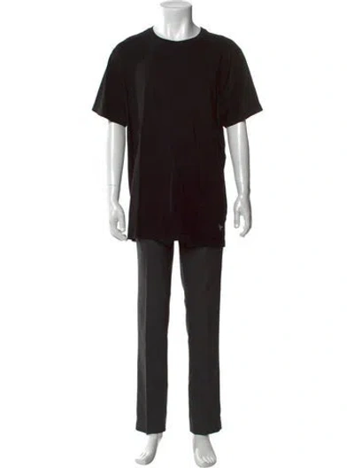 Pre-owned Paper Planes Crew Neck Short Sleeve T-shirt In Black