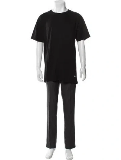 Pre-owned Paper Planes Crew Neck Short Sleeve T-shirt In Black