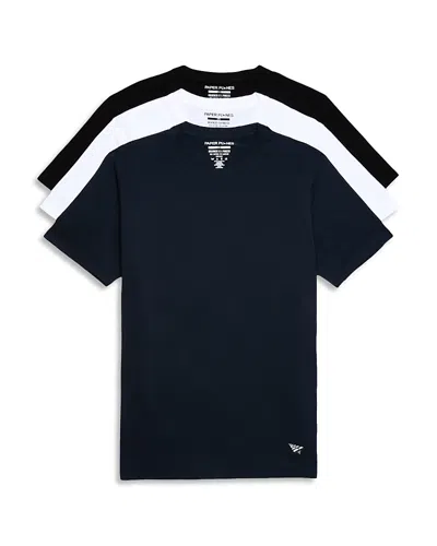 Paper Planes Essential Crewneck Tees, Pack Of 3 In Mixed