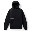 Paper Planes Men's Garment Dyed Fleece Hoodie In Black In Black