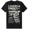 Paper Planes Men's More Love Tee In Black In Black