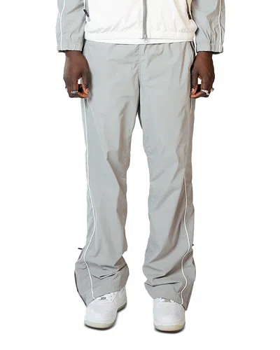 Paper Planes Open Bottom Track Pants In Gray