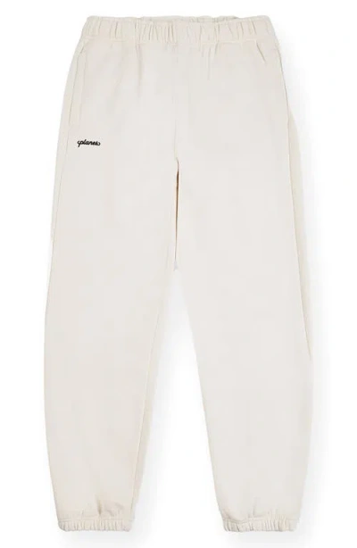 Paper Planes Oversize Script Weld Logo Sweatpants In Neutral