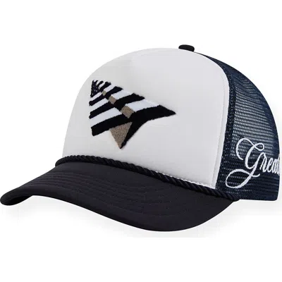 Paper Planes Planes A-frame Trucker Hat In Blue