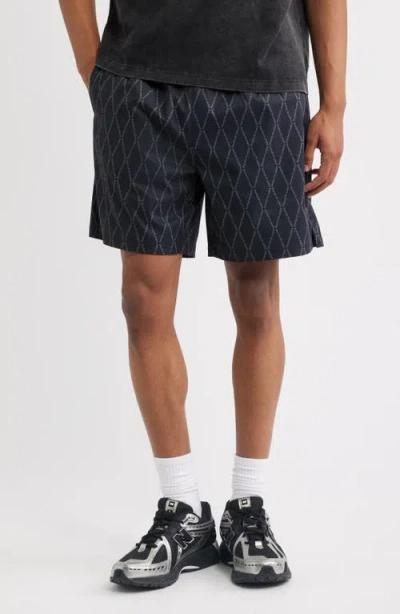 Paper Planes Planes Diamond Logo Shorts In Multi