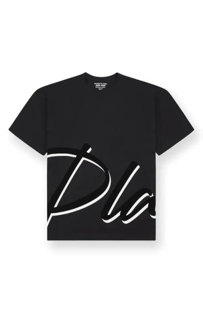 Paper Planes Planes Graphic Cotton T-shirt In Black