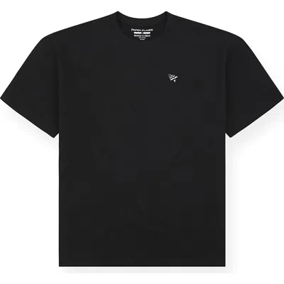 Paper Planes Planes Jfk Cotton Graphic T-shirt In Black