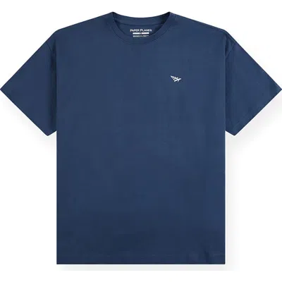 Paper Planes Planes Jfk Cotton Graphic T-shirt In Blue