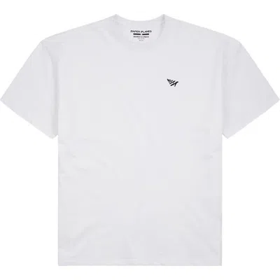 Paper Planes Planes Jfk Cotton Graphic T-shirt In White