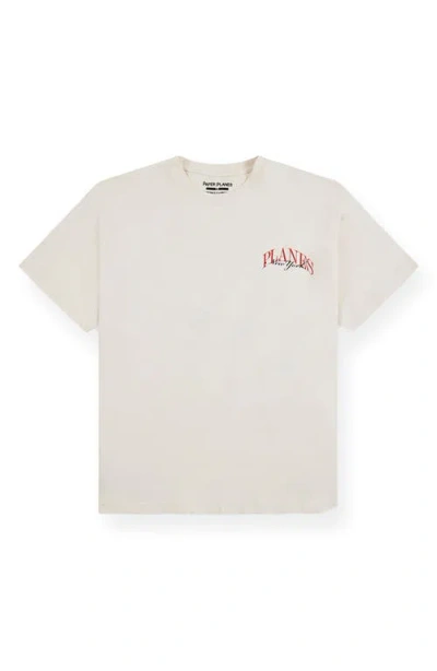 Paper Planes Planes Ny Apple Cotton Graphic T-shirt In White