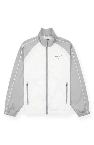 Paper Planes Planes Track Jacket In Gray