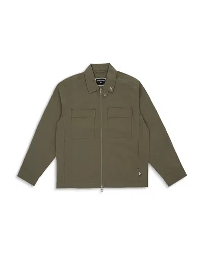 Paper Planes Planes Utility Jacket In Green