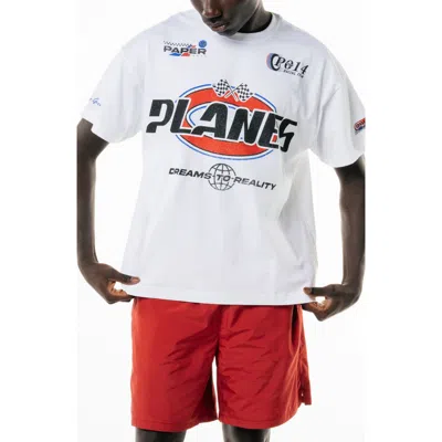 Paper Planes Raceway Graphic T-shirt In White