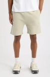 Paper Planes Script French Terry Shorts In Multi