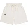 Paper Planes Script Weld Logo Sweat Shorts In White