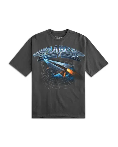 Paper Planes Sky Is Not The Limit Oversized Tee In Black