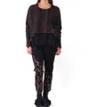 Paper Temples Astoria Sweater In Tigers Eye
