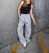 Paperdolls Right On Track Sweatpants In Gray In Gray