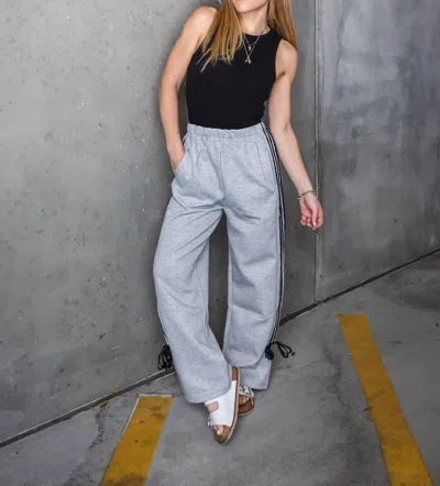 Paperdolls Right On Track Sweatpants In Gray