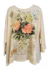 Paperlace Floral Tee In Yellow Multi In Yellow
