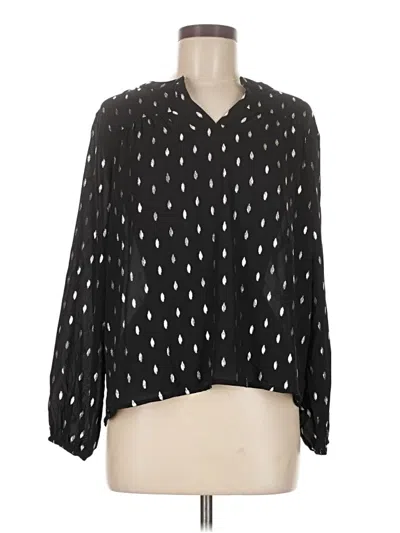Pre-owned Papermoon 3/4 Sleeve Blouse In Black