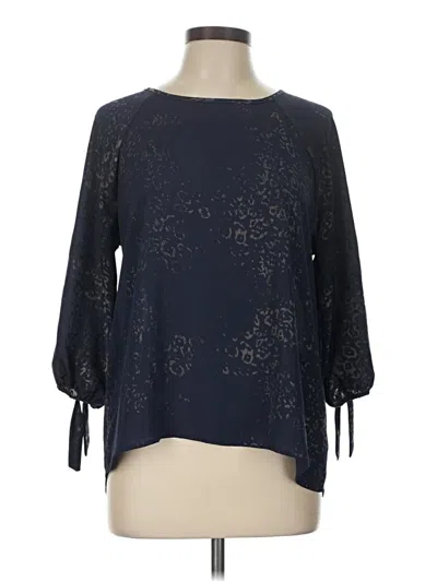 Pre-owned Papermoon 3/4 Sleeve Blouse In Black