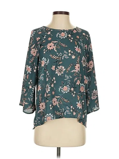 Pre-owned Papermoon 3/4 Sleeve Blouse In Blue