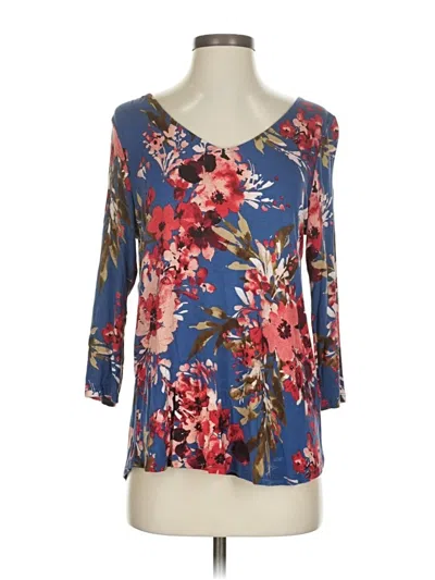 Pre-owned Papermoon 3/4 Sleeve Blouse In Blue