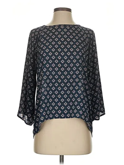 Pre-owned Papermoon 3/4 Sleeve Blouse In Blue